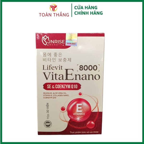 Viên uống Vitamin E đỏ hàm lượng 8000mg SP001635