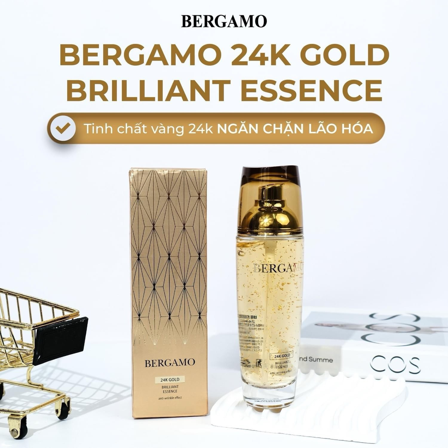 Serum dưỡng trắng Bergamo 24K Gold Brilliant Essence SP001592