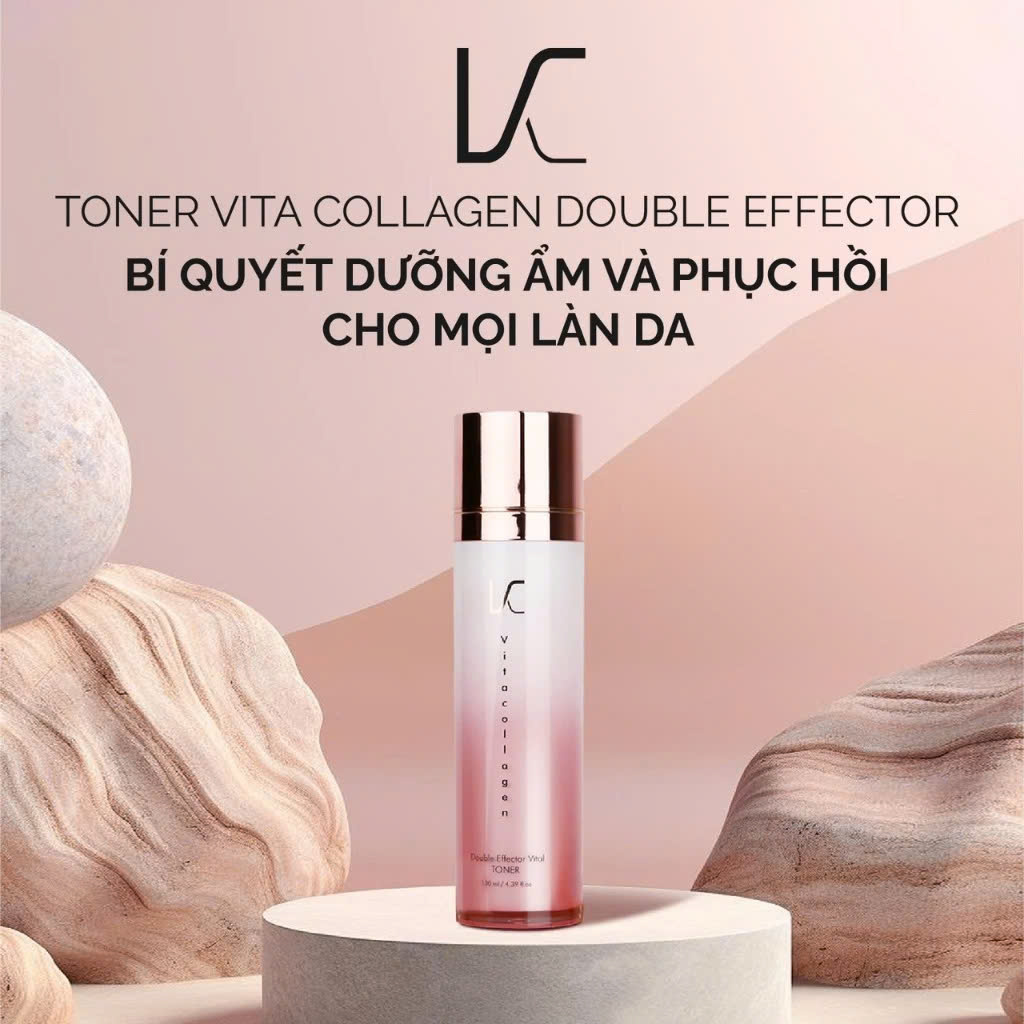 Toner Vita Collagen Double Effector  130 Ml Hàn Quốc SP001806