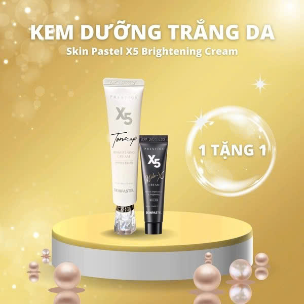 Kem Nám X5 Mờ Nám, Sáng Da Tặng 1 Tuýp Kem Đêm Hàn Quốc SP001662