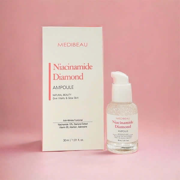 Ampoul Niacinamide Dưỡng Trắng Kim Cương  Medibeau 30ML SP001401- 8809623292937